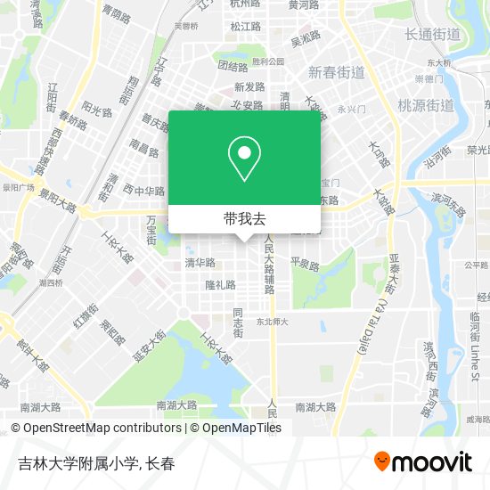 吉林大学附属小学地图