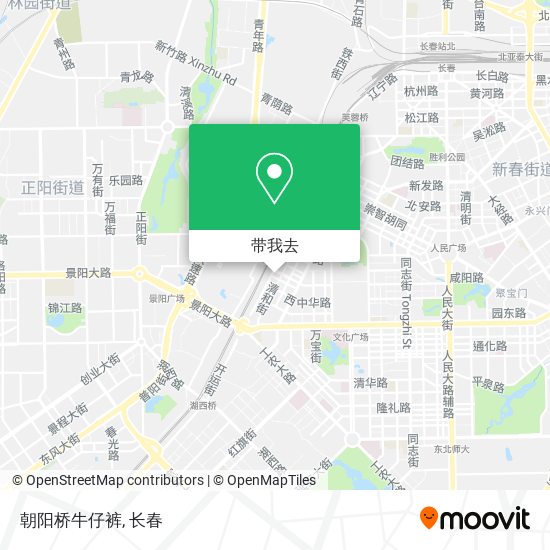 朝阳桥牛仔裤地图
