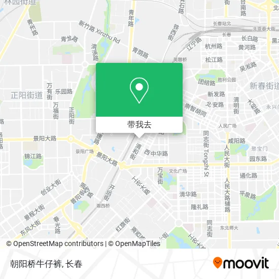 朝阳桥牛仔裤地图