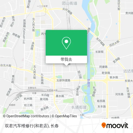 双君汽车维修行(和君店)地图