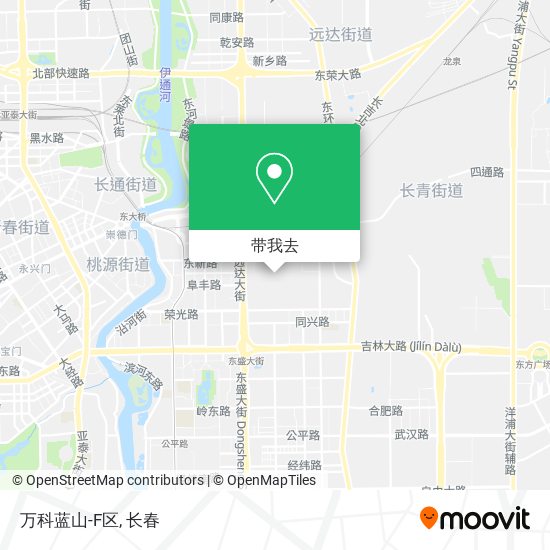 万科蓝山-F区地图