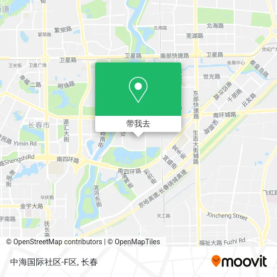 中海国际社区-F区地图