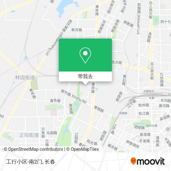 工行小区-南2门地图