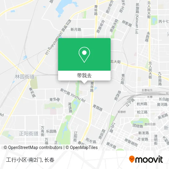 工行小区-南2门地图