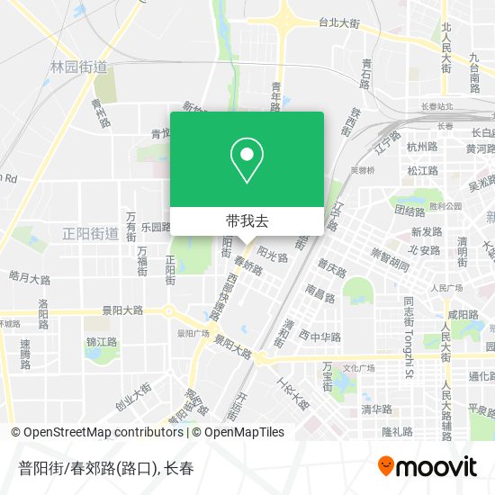 普阳街/春郊路(路口)地图