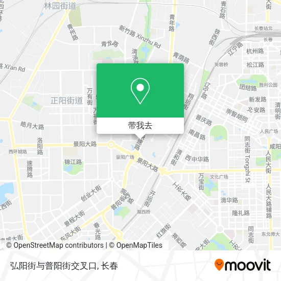 弘阳街与普阳街交叉口地图