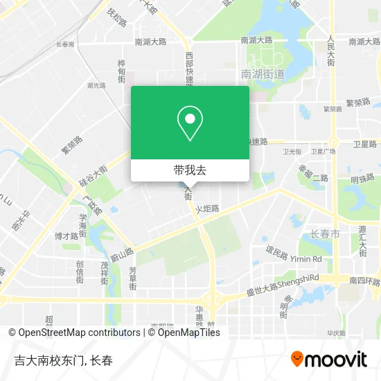 吉大南校东门地图