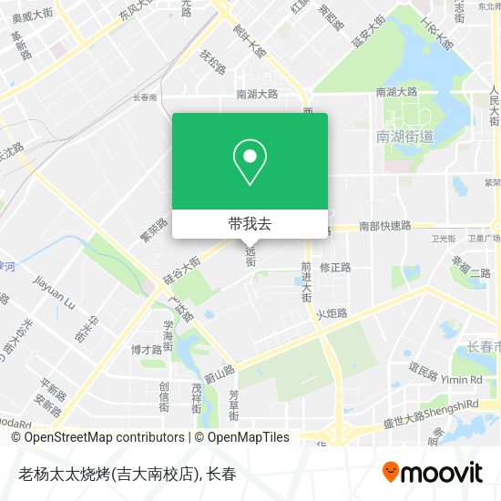 老杨太太烧烤(吉大南校店)地图