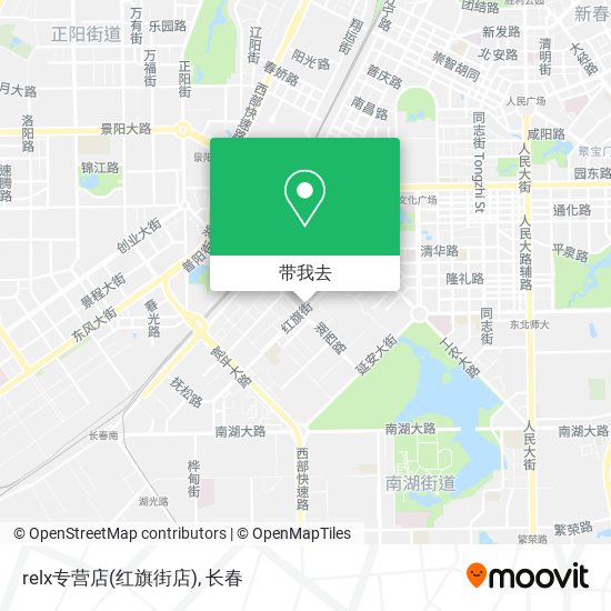 relx专营店(红旗街店)地图