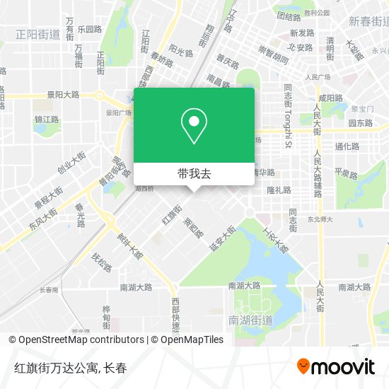 红旗街万达公寓地图