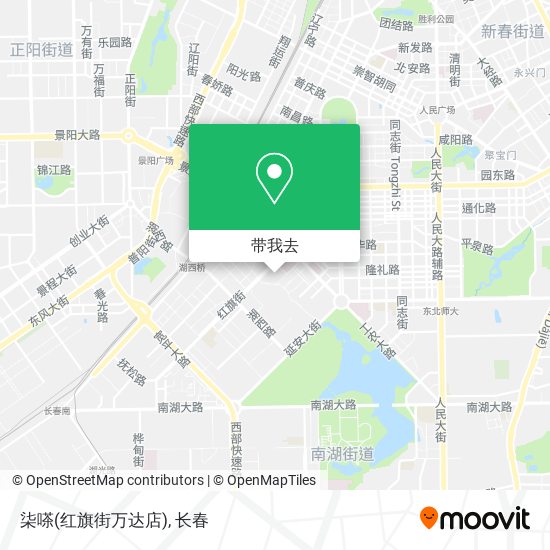 柒嗏(红旗街万达店)地图