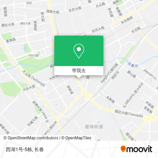 西湖1号-5栋地图