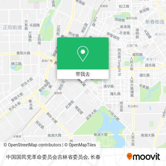 中国国民党革命委员会吉林省委员会地图