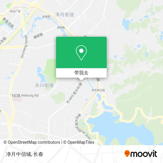 净月中信城地图