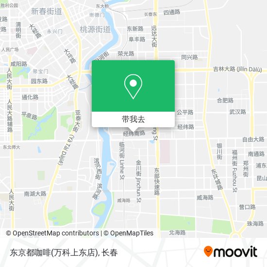 东京都咖啡(万科上东店)地图