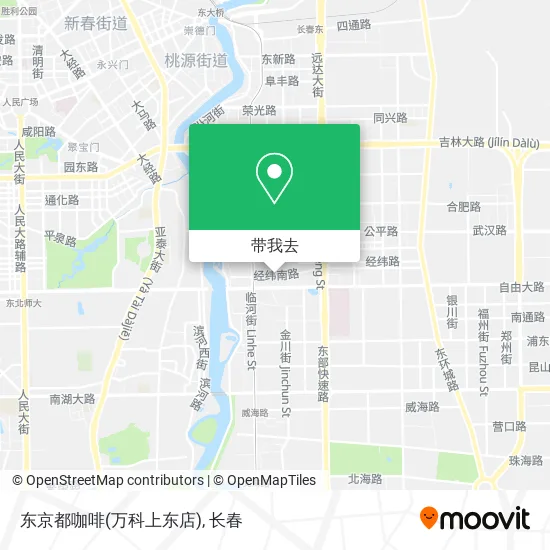 东京都咖啡(万科上东店)地图
