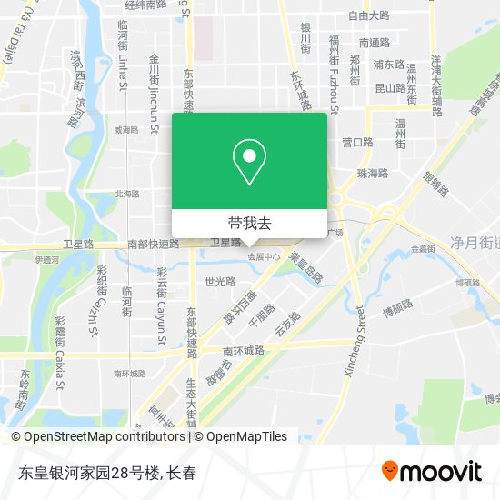 东皇银河家园28号楼地图