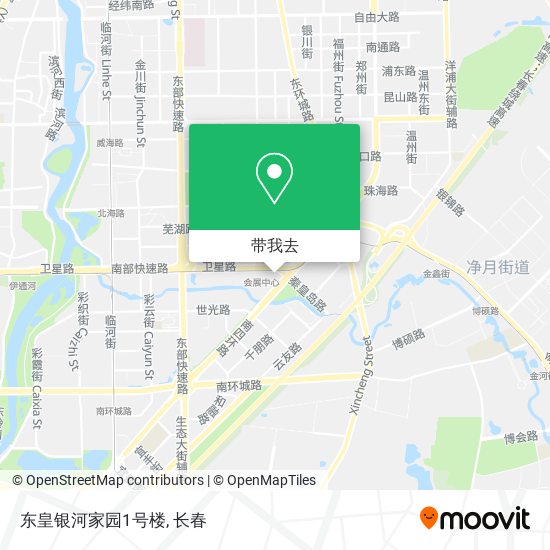 东皇银河家园1号楼地图