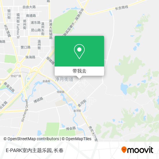 E-PARK室内主题乐园地图