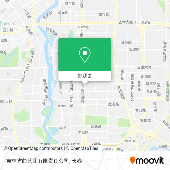 吉林省曲艺团有限责任公司地图