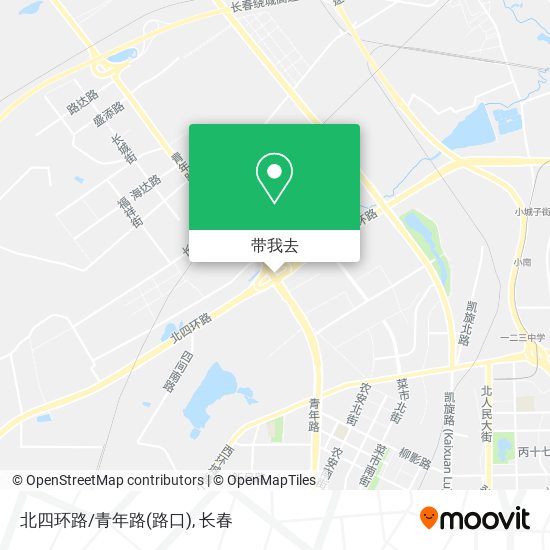 北四环路/青年路(路口)地图