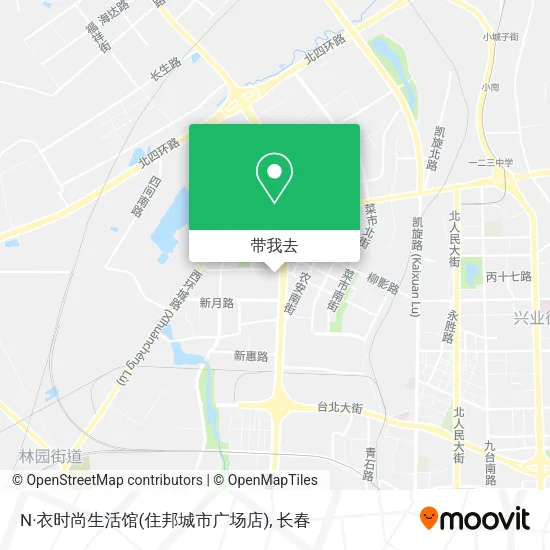 N·衣时尚生活馆(住邦城市广场店)地图