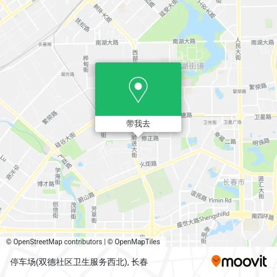 停车场(双德社区卫生服务西北)地图