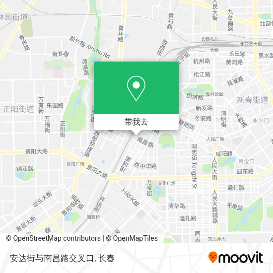 安达街与南昌路交叉口地图