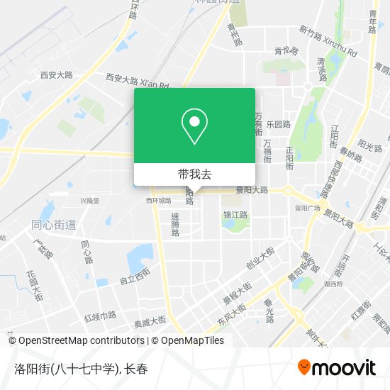 洛阳街(八十七中学)地图