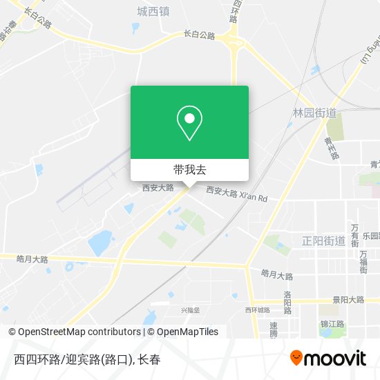 西四环路/迎宾路(路口)地图