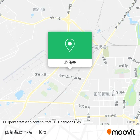 隆都翡翠湾-东门地图