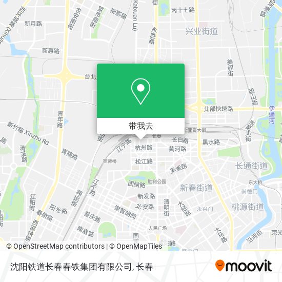 沈阳铁道长春春铁集团有限公司地图