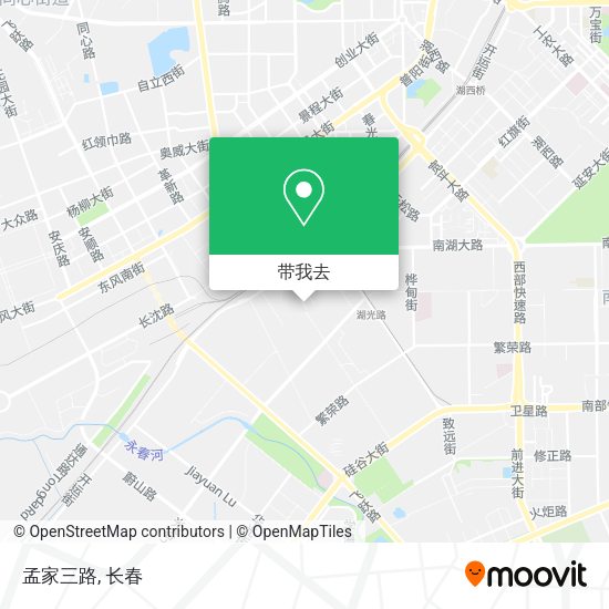 孟家三路地图