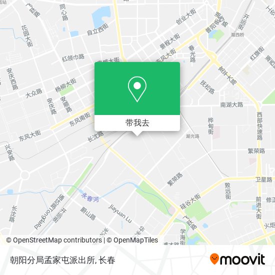 朝阳分局孟家屯派出所地图