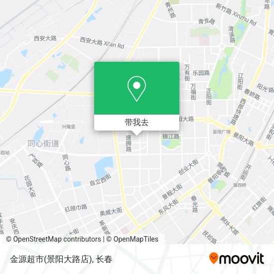 金源超市(景阳大路店)地图