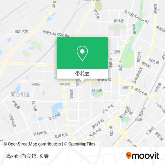高丽时尚宾馆地图