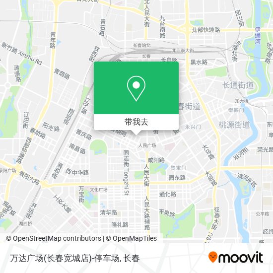万达广场(长春宽城店)-停车场地图