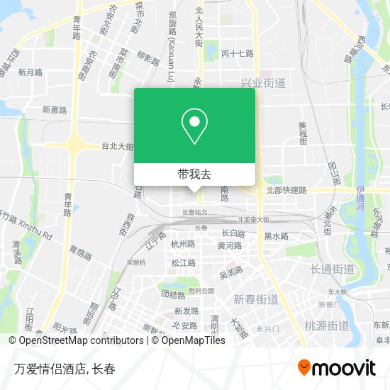 万爱情侣酒店地图