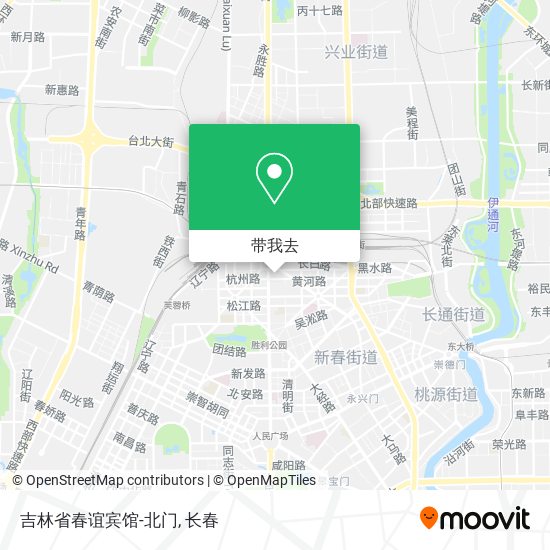 吉林省春谊宾馆-北门地图