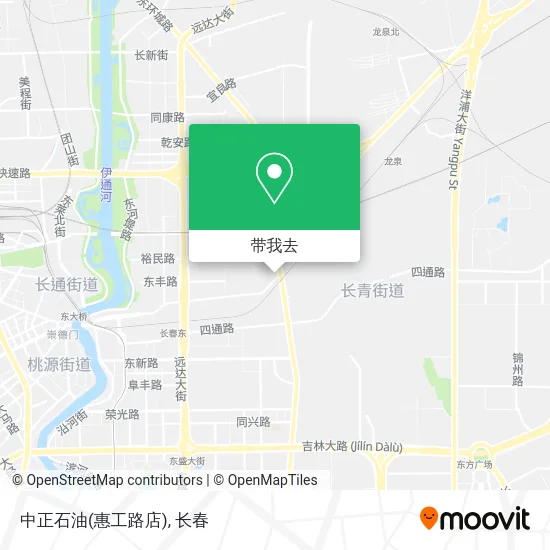 中正石油(惠工路店)地图