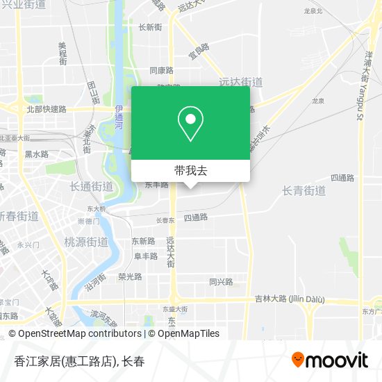 香江家居(惠工路店)地图