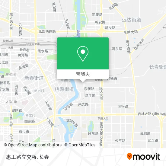 惠工路立交桥地图