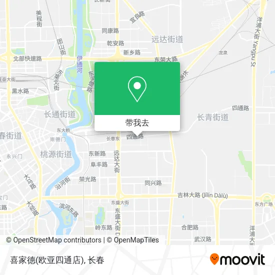 喜家德(欧亚四通店)地图