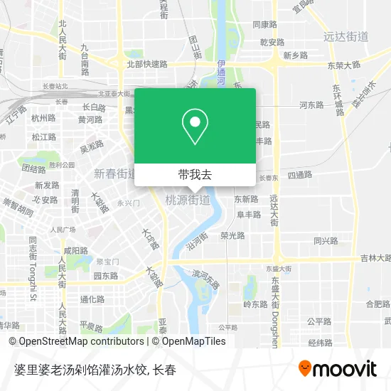 婆里婆老汤剁馅灌汤水饺地图