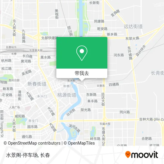 水景阁-停车场地图