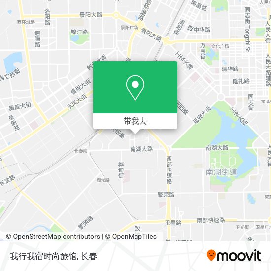 我行我宿时尚旅馆地图