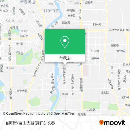 临河街/自由大路(路口)地图