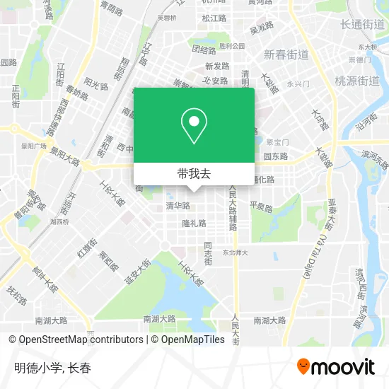 明德小学地图