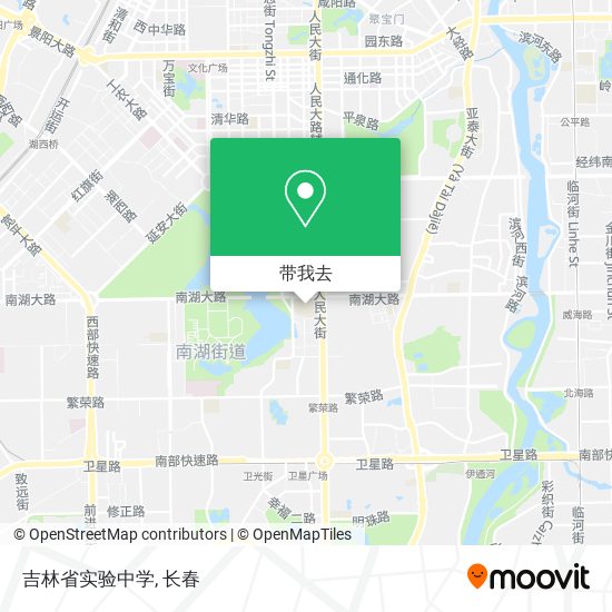 吉林省实验中学地图