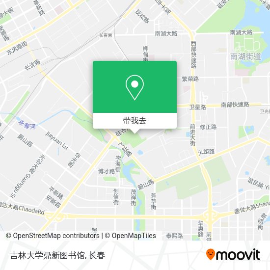 吉林大学鼎新图书馆地图